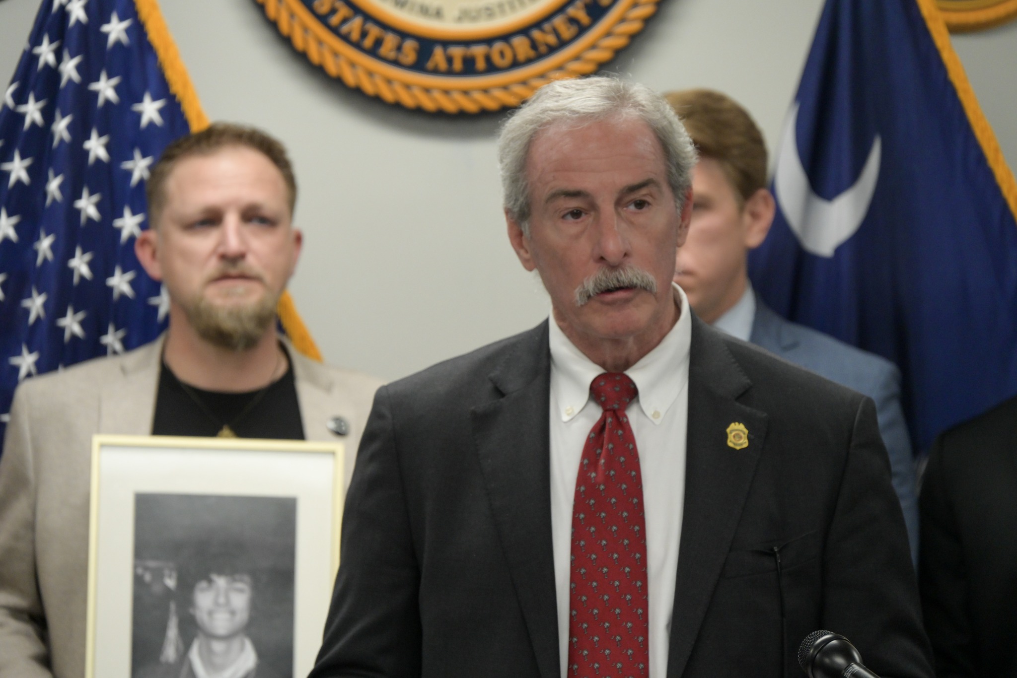 SLED Chief Mark Keel at news conference